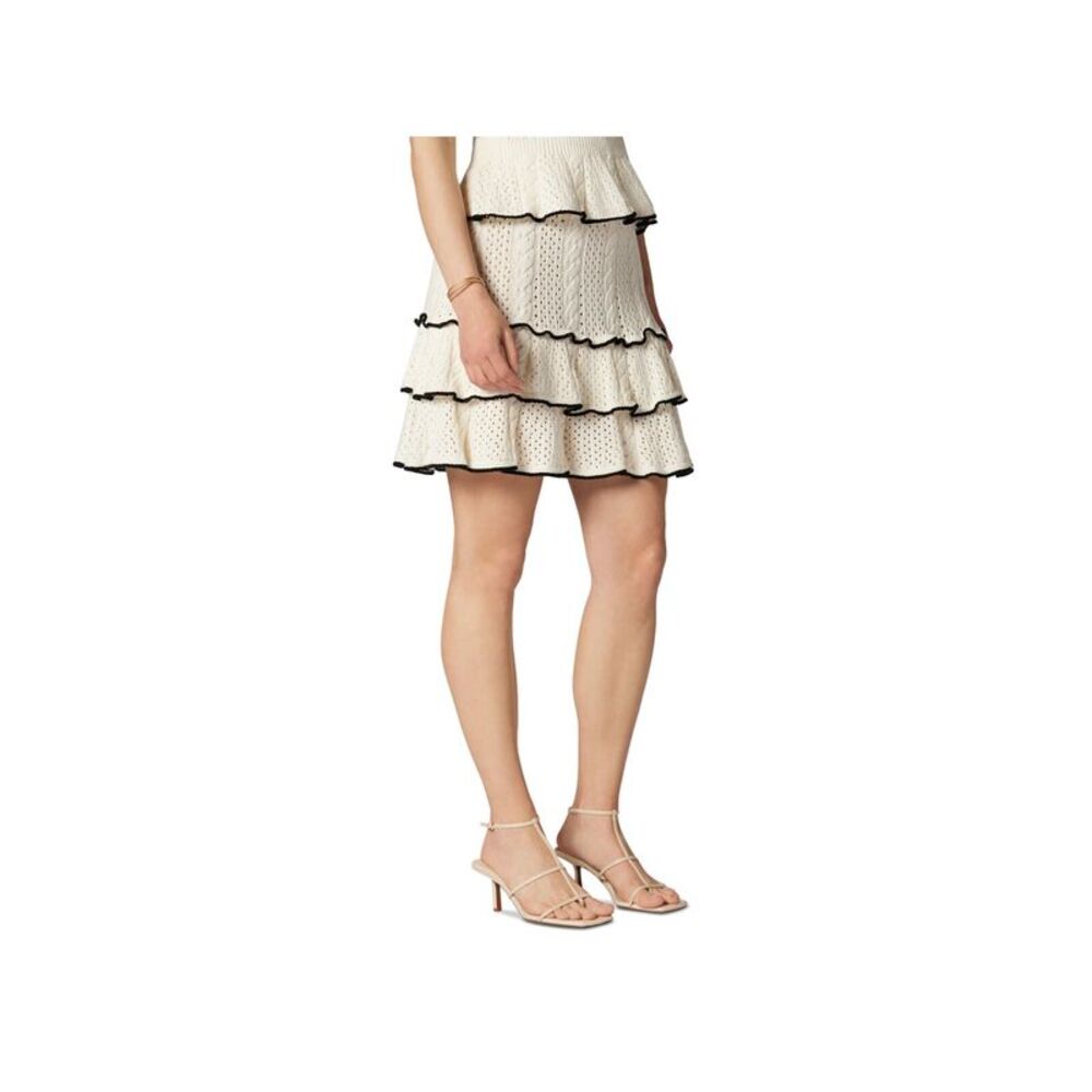 JOIE Womens White Short A-Line Skirt S - Picture 3 of 3